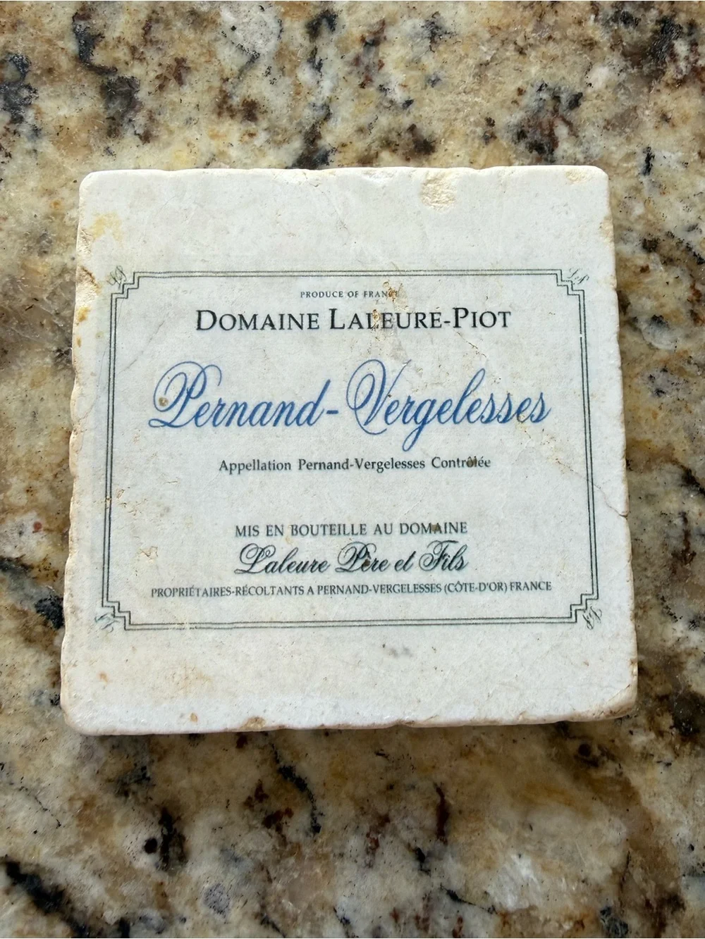 Epcot France Pavilion Set of Stone 2 Coasters